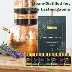 35pcs 5ml Essential Oil Gift Set for Diffusers Massage DIY Soap Candle Making