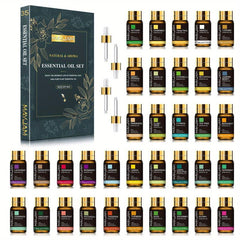 35pcs 5ml Essential Oil Gift Set for Diffusers Massage DIY Soap Candle Making