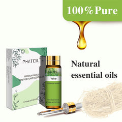 10ml Vetiver Essential Oil for Aromatherapy & Skin Care