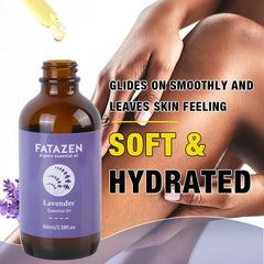 Organic Lavender Massage Oil - Natural Aromatherapy Essential Oil for Skin Care