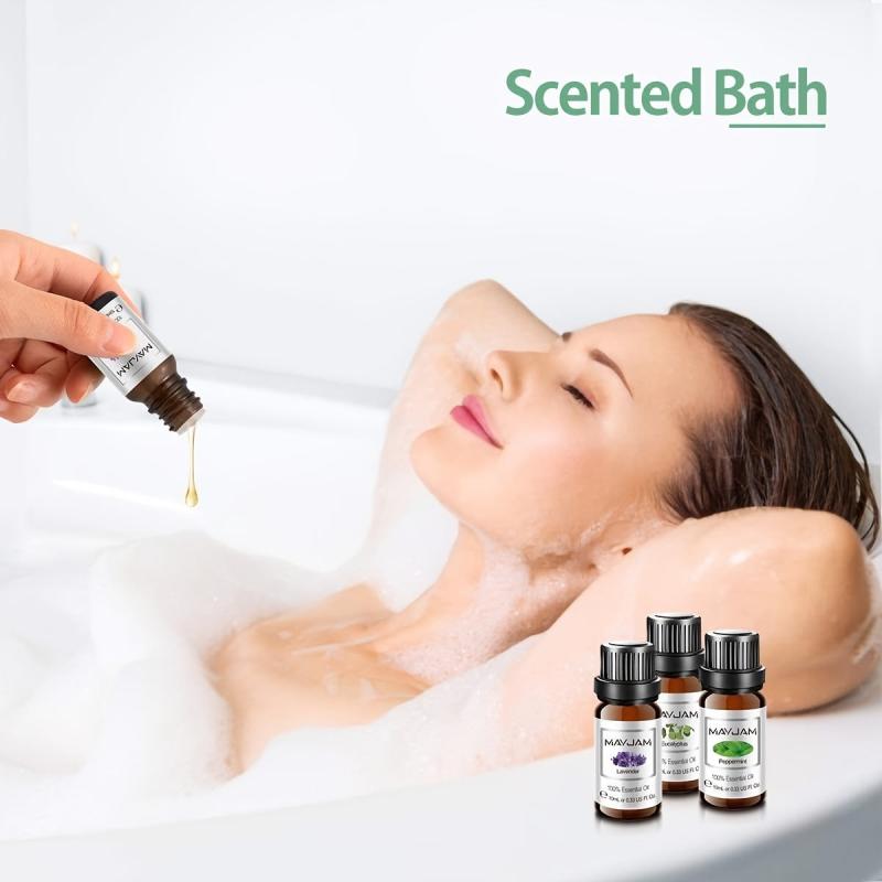 6pcs 10ml Essential Set Lavender Eucalyptus Peppermin