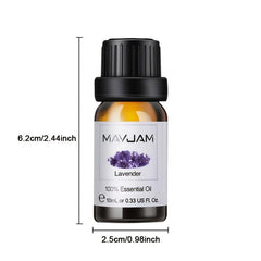 6pcs 10ml Essential Set Lavender Eucalyptus Peppermin