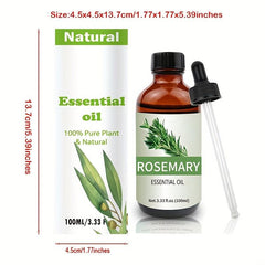 Rosemary Essential Moisturizing Body Massage Oil 3.33oz