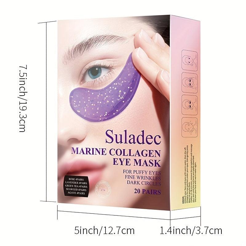20 Pairs Collagen Under Eye Patches Eye Mask Dark Circles