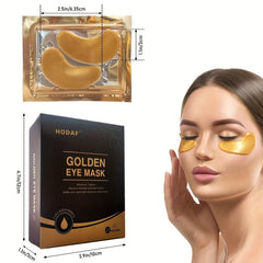 12 Pairs Golden Eye Mask Gel Pads with Collagen Gel