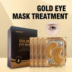 12 Pairs Golden Eye Mask Gel Pads with Collagen Gel