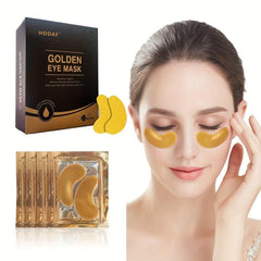 12 Pairs Golden Eye Mask Gel Pads with Collagen Gel