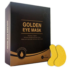 12 Pairs Golden Eye Mask Gel Pads with Collagen Gel