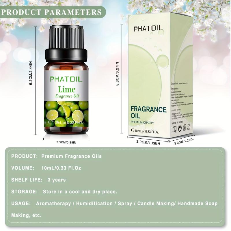 10ml Lime Essential Oil for Diffusers - Aromatherapy Relaxation