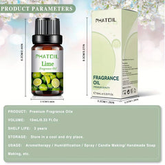 10ml Lime Essential Oil for Diffusers - Aromatherapy Relaxation