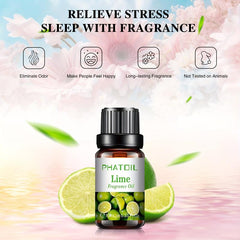 10ml Lime Essential Oil for Diffusers - Aromatherapy Relaxation