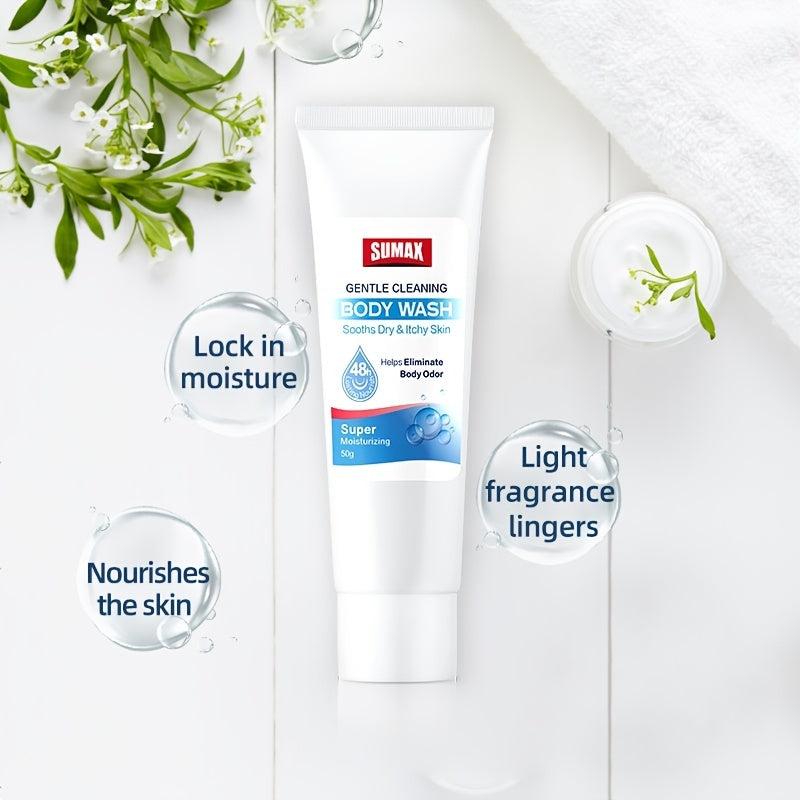 Nourishing Body Wash for Dry Skin, 48h Hydration, Odor Elimination