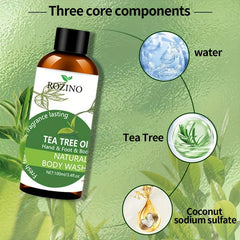 Tea Tree Body Wash 100ml Moisturize Skin Refreshing Fragrance