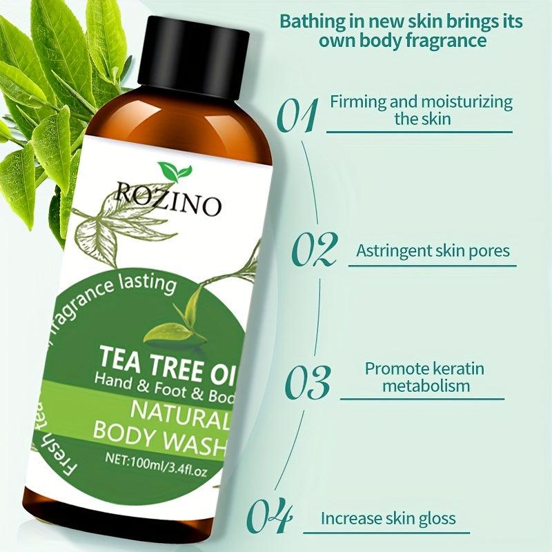 Tea Tree Body Wash 100ml Moisturize Skin Refreshing Fragrance