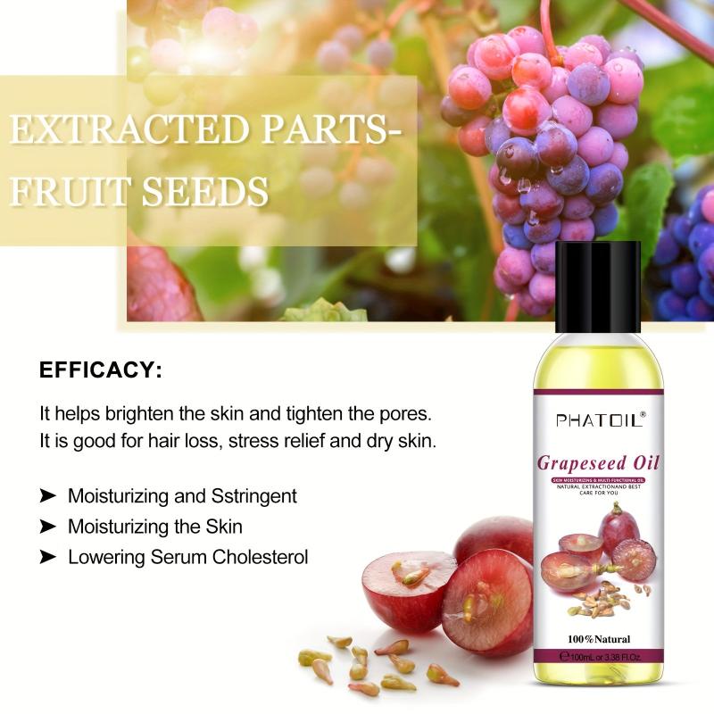 100ml Grape Seed Carrier Oil for Diffusers Humidifier Aromatherapy