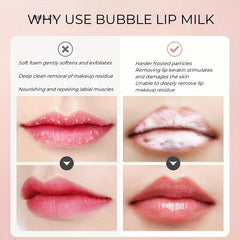 Bubble Lip Lotion Lip Scrub and Exfoliating Hydrating Lip Care