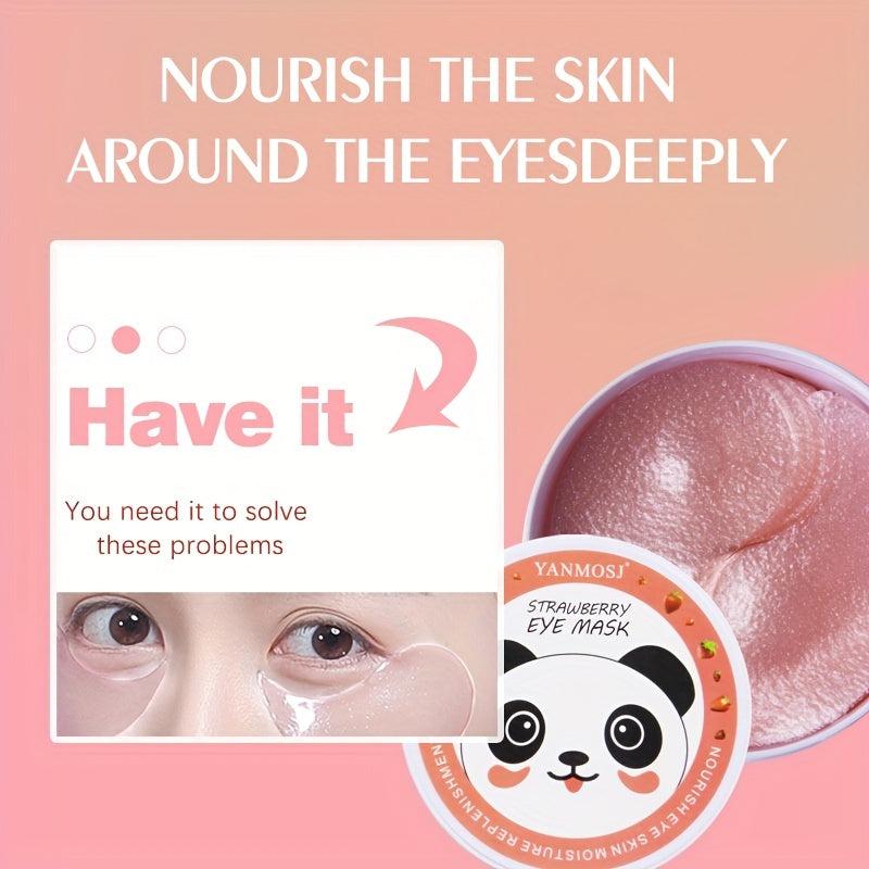 Strawberry Under Eye Patches Brighten Dark Circles Puffiness Hydrating