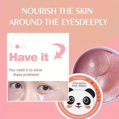 Strawberry Under Eye Patches Brighten Dark Circles Puffiness Hydrating