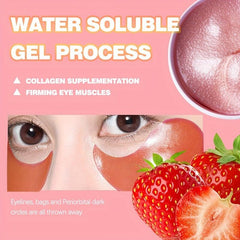 Strawberry Under Eye Patches Brighten Dark Circles Puffiness Hydrating