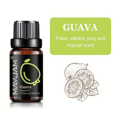 Guava Fragrance Fruit Essential Oil 10ml 0.33fl Oz Aromatherapy Massage Bath