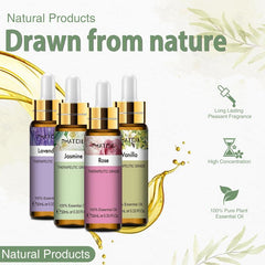 9pc 10ml Essential Oil Set - Aromatherapy for Diffusers & Humidifiers