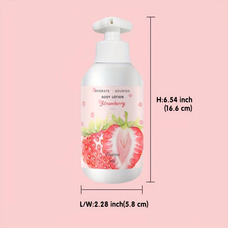 300g Strawberry Moisture Body Lotion - Nourishing Hydrating Fruity Fragrance