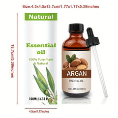 3.33oz Argan Essential Body Massage Oil Hydrating