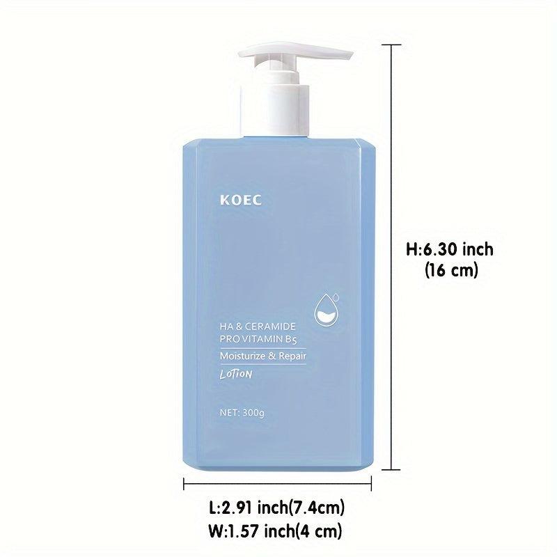 300g HA&VB5&Ceramide Body Lotion For Dry Skin Aging Resisting Skin Care