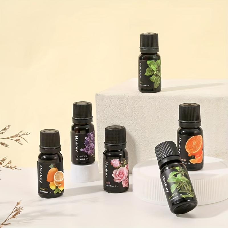 10ml Essential Oils Set 6 Fragrances for Home Candle Aromatherapy