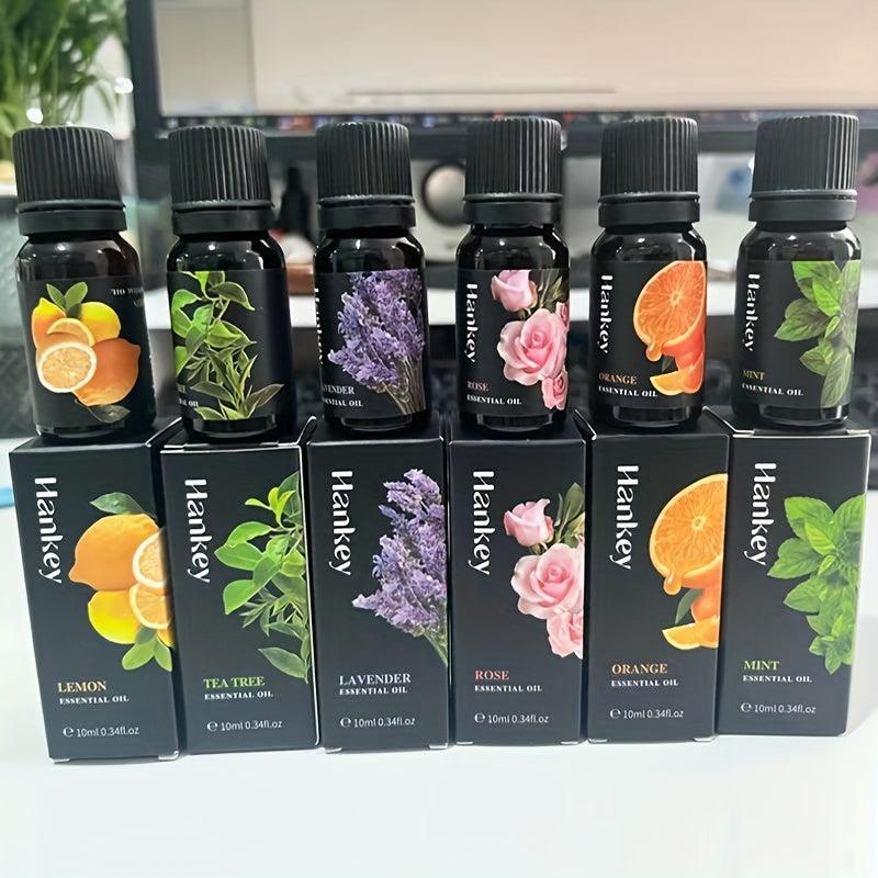 10ml Essential Oils Set 6 Fragrances for Home Candle Aromatherapy