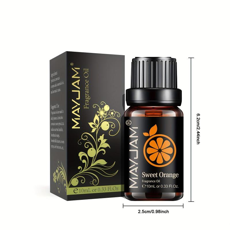 Sweet Orange Fragrance Essential Oil 10ml - Home Spa Aromatherapy Relaxation