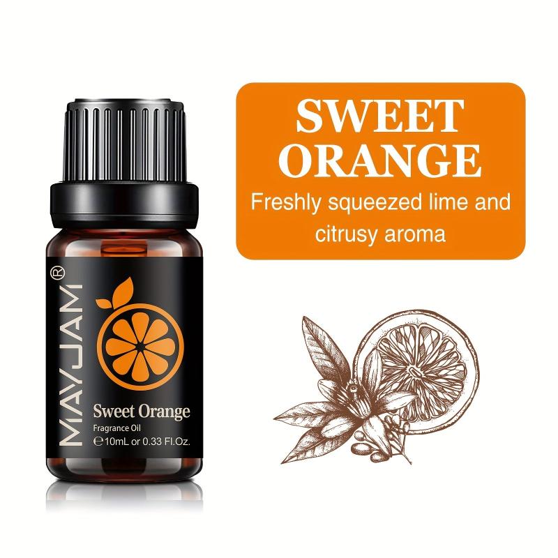 Sweet Orange Fragrance Essential Oil 10ml - Home Spa Aromatherapy Relaxation