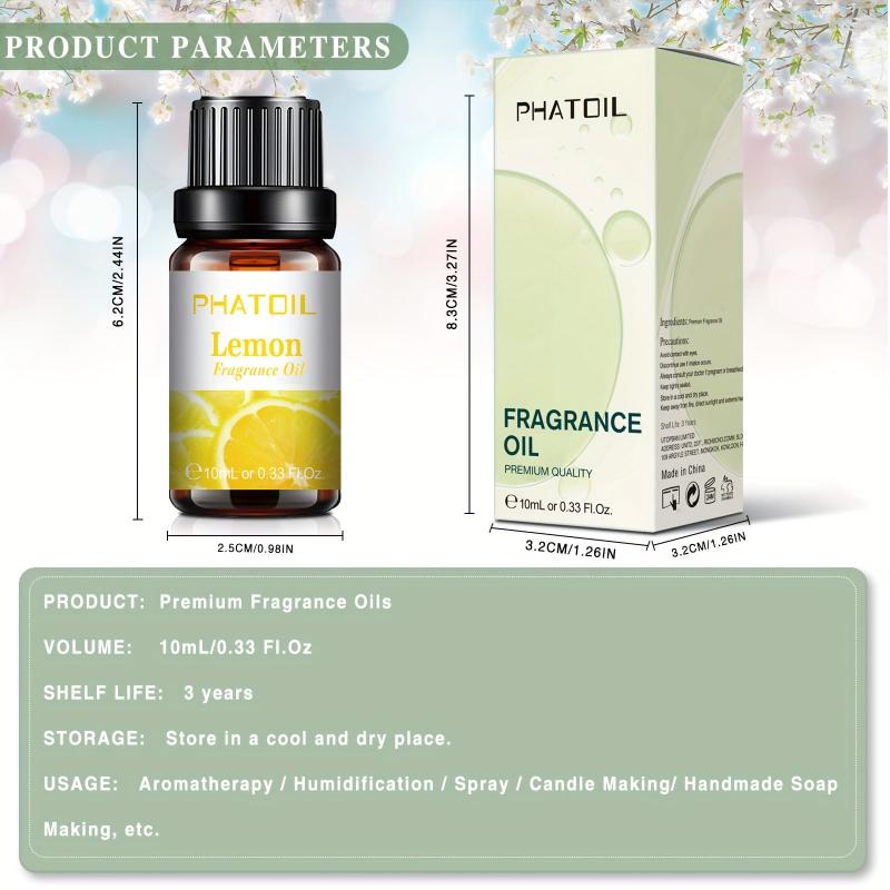10ml Lemon Fragrance Essential Oil for Diffusers and Humidifiers