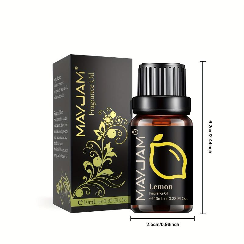 Lemon Fragrance Essential Oil 10ml - Diffusers Humidifier Home Massage Bath