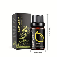Lemon Fragrance Essential Oil 10ml - Diffusers Humidifier Home Massage Bath