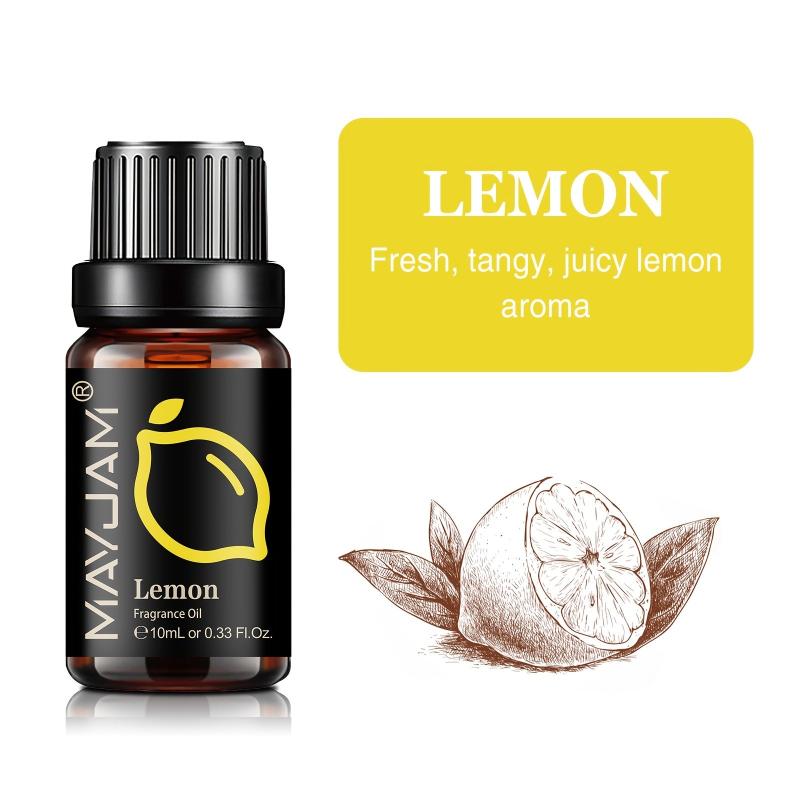 Lemon Fragrance Essential Oil 10ml - Diffusers Humidifier Home Massage Bath