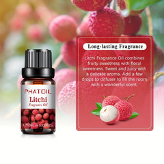 10ml Litchi Fragrance Essential Oil for Diffusers Humidifier Aromatherapy