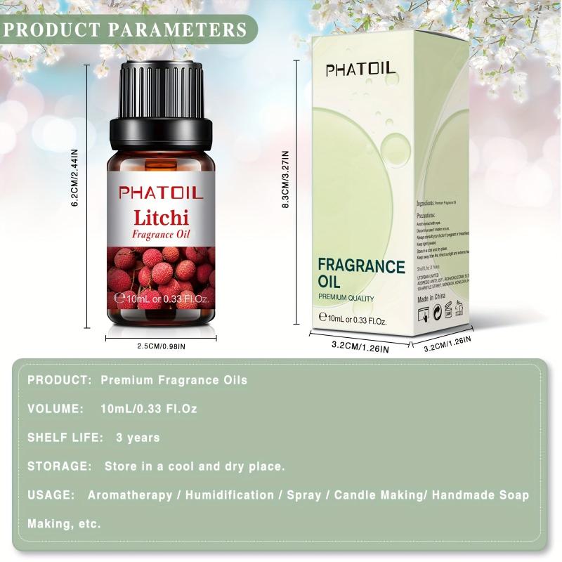 10ml Litchi Fragrance Essential Oil for Diffusers Humidifier Aromatherapy