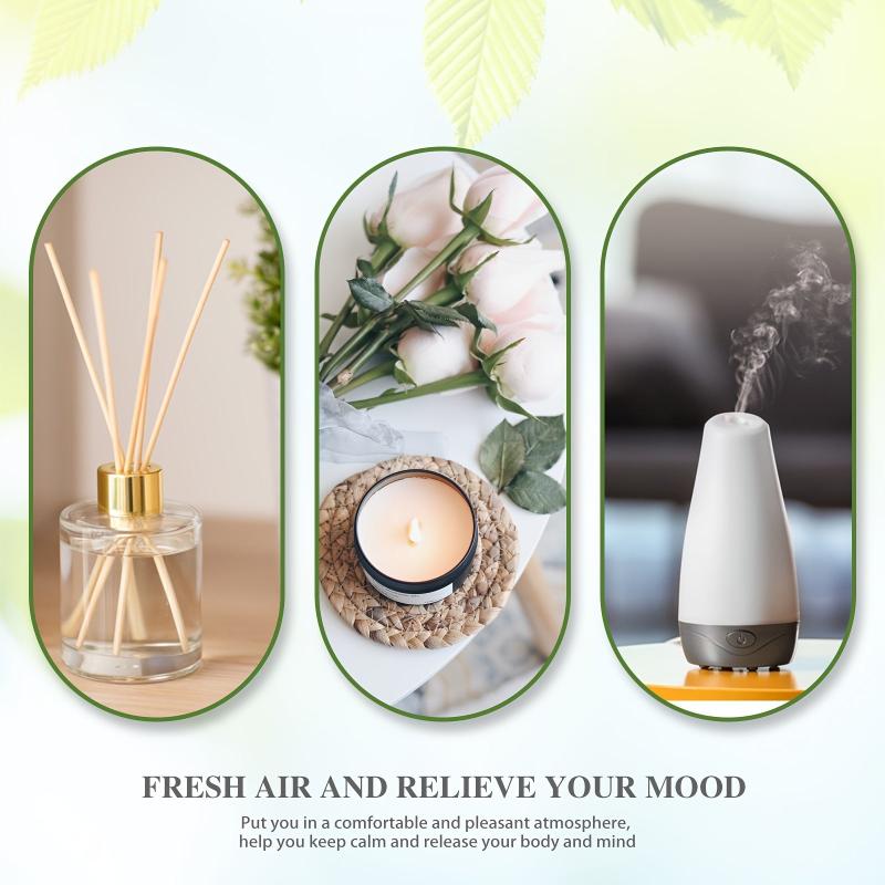 9pc 10ml Essential Oil Set for Diffusers Humidifier Aromatherapy Massage Bath