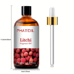 100ml Litchi Fragrance Essential Oil for Diffusers Humidifier Home Aromatherapy
