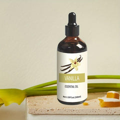100ml Vanilla Aromatherapy Essential Oil Glass Dropper