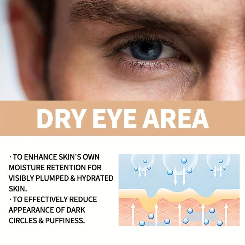 Men's Hydrating Eye Roller Stick for Fine Lines and Dark Circles