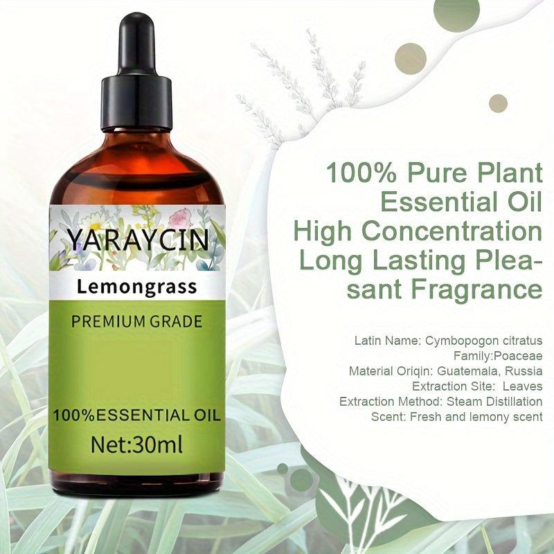 30ml Lemon Lemongrass Essential Water Soluble Essential Humidifier