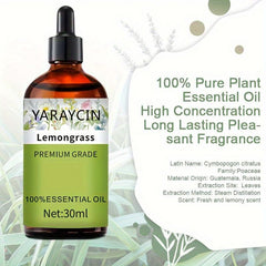 30ml Lemon Lemongrass Essential Water Soluble Essential Humidifier