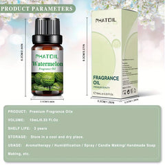 Watermelon Fragrance Essential Oil 10ml - Aromatherapy for Home, Diffusers, Bath