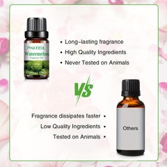 Watermelon Fragrance Essential Oil 10ml - Aromatherapy for Home, Diffusers, Bath