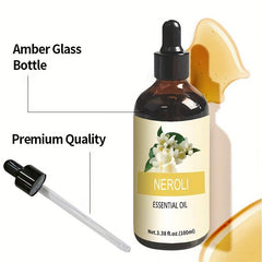 100ml Orange Blossom Aromatherapy Essential Oil Glass Dropper