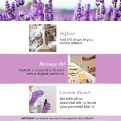 100% Natural Lavender Body Massage Oil