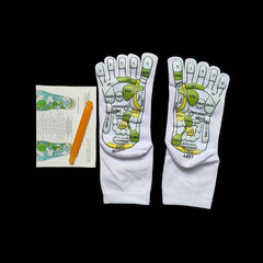 Acupressure Reflexology Set Socks Gloves With Massage Tool