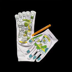 Acupressure Reflexology Set Socks Gloves With Massage Tool